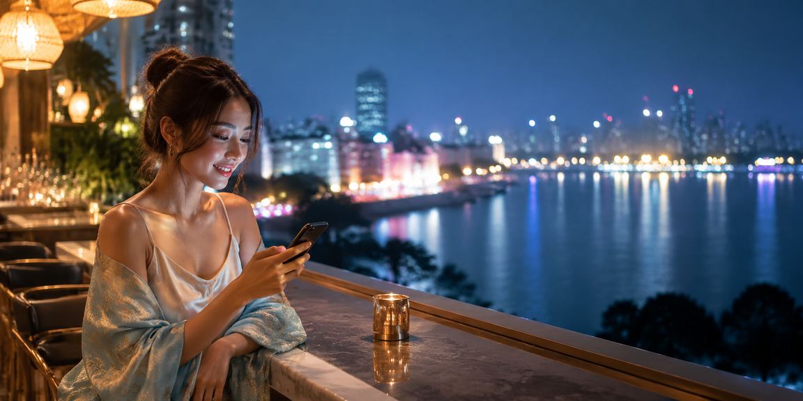 Người chơi VIP tại Hà Nội kiểm tra thông tin khuyến mãi và FAQ trên điện thoại thông minh