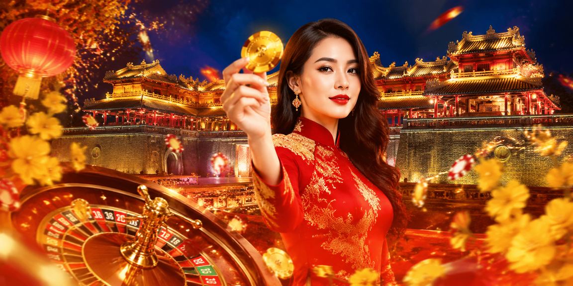Người chơi tại lễ hội Huế thử vận may với roulette và nhận tư vấn từ đội ngũ tf88